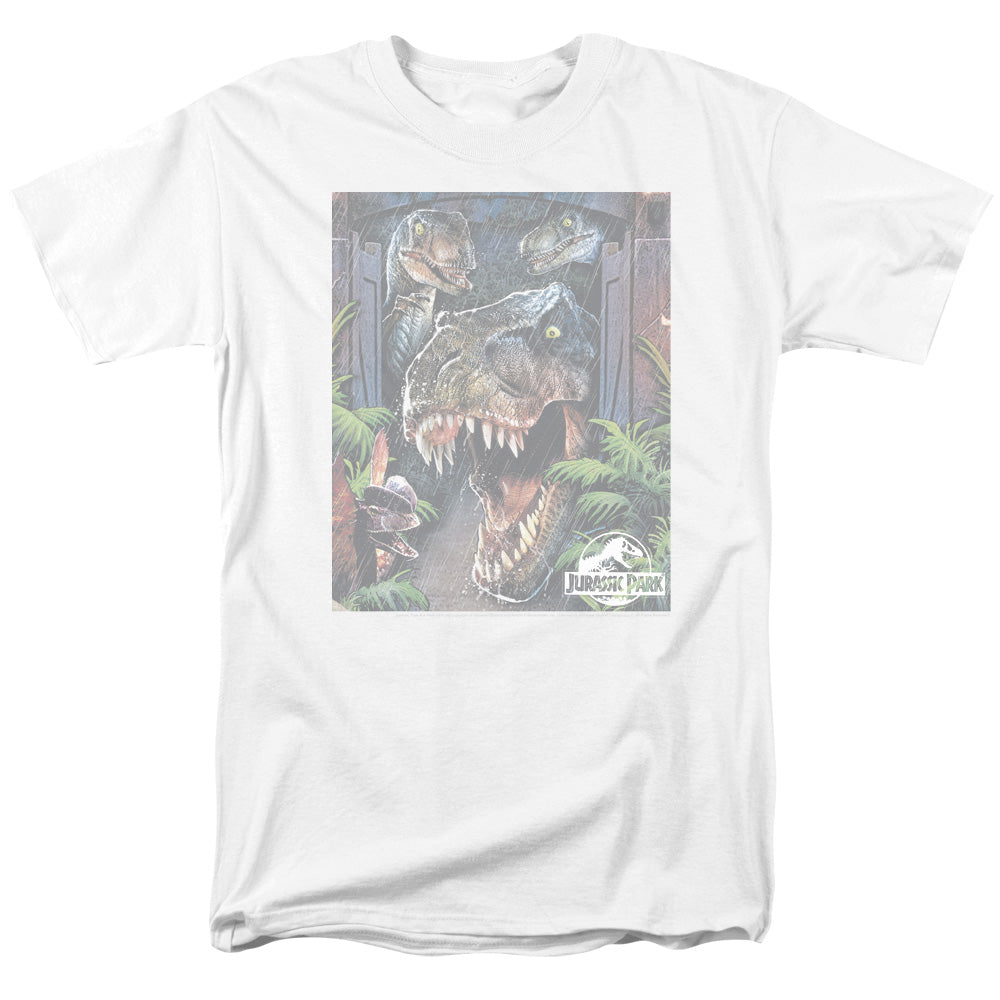 JURASSIC PARK/GIANT DOOR - S/S ADULT 18/1  -  WHITE