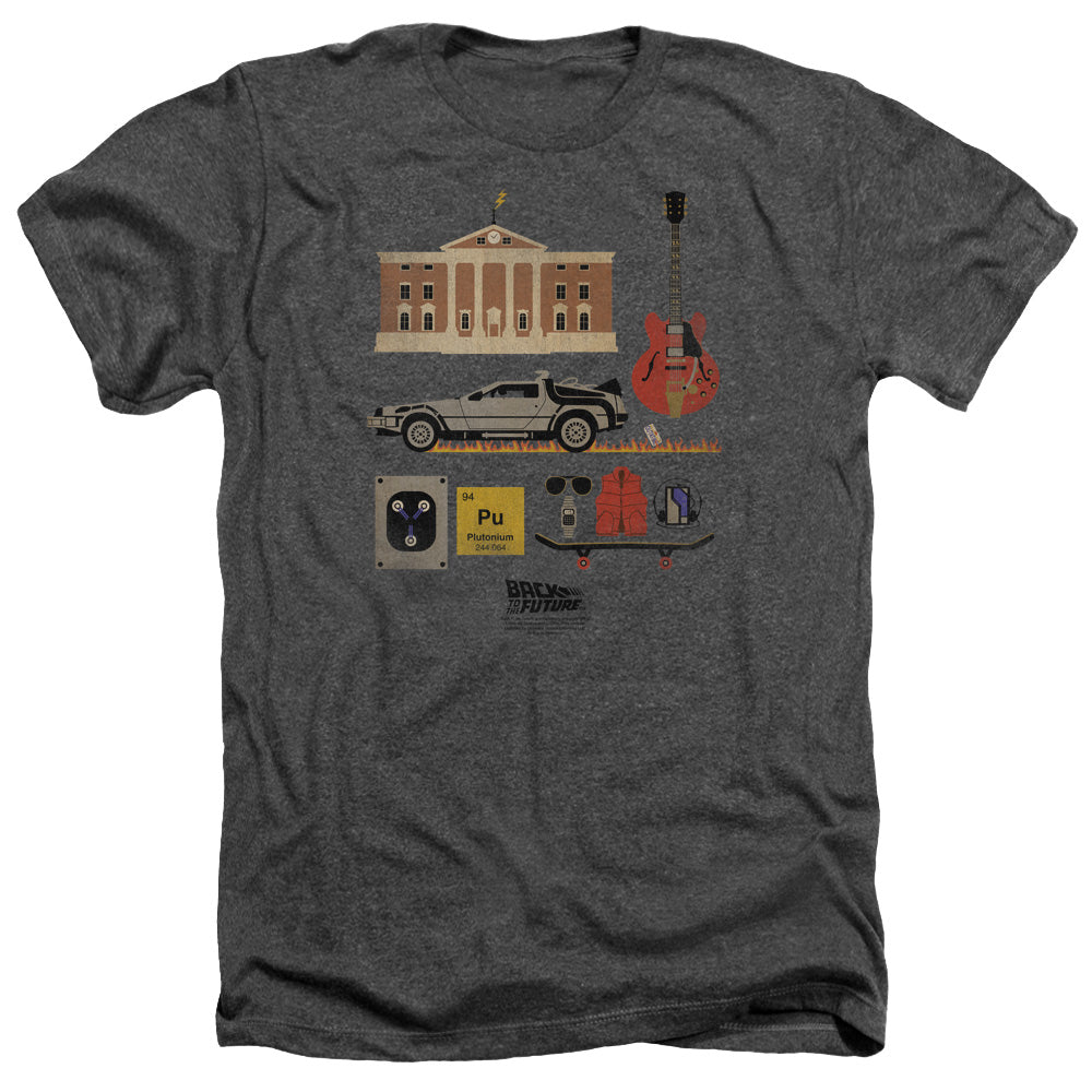 BACK TO THE FUTURE/ITEMS - ADULT HEATHER - CHARCOAL