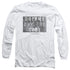 SIXTEEN CANDLES/DREAMERS -  L/S ADULT 18/1  - WHITE