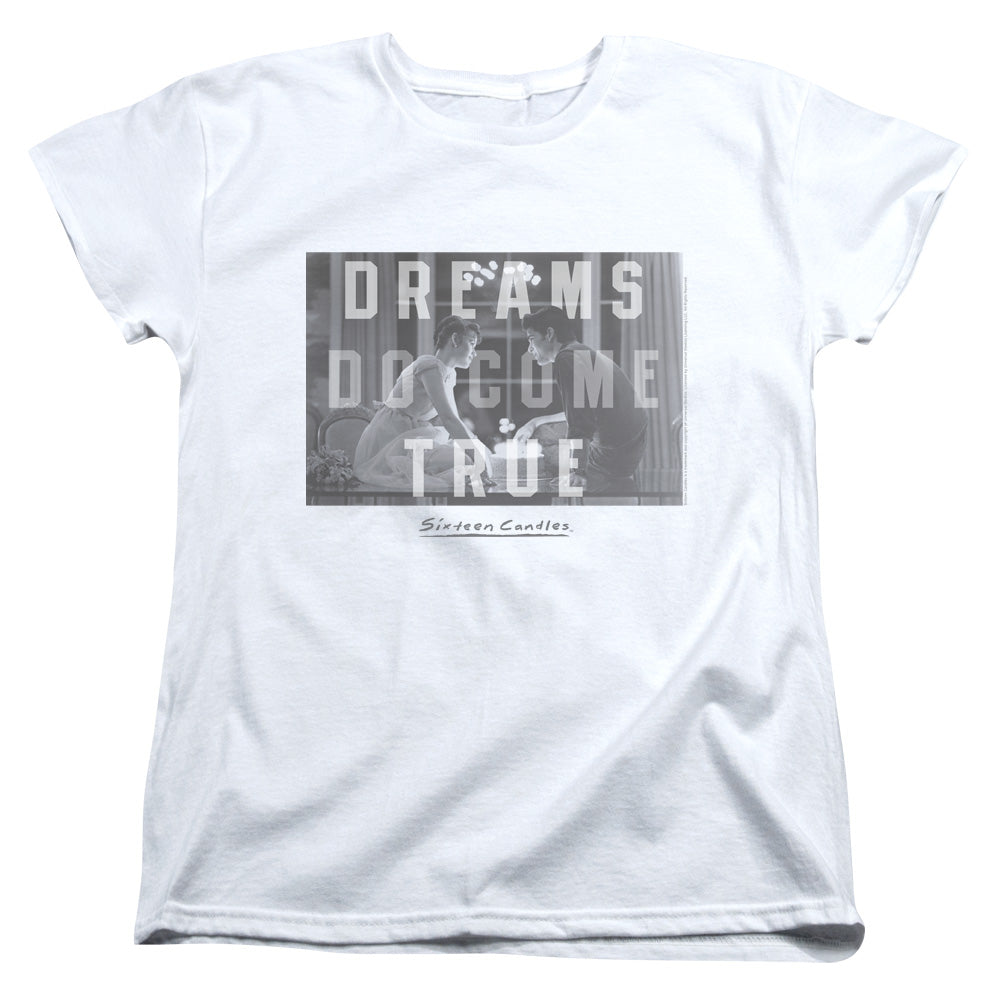 SIXTEEN CANDLES/DREAMERS - S/S WOMENS TEE - WHITE