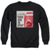 JAWS/TERROR - ADULT CREWNECK SWEATSHIRT - BLACK