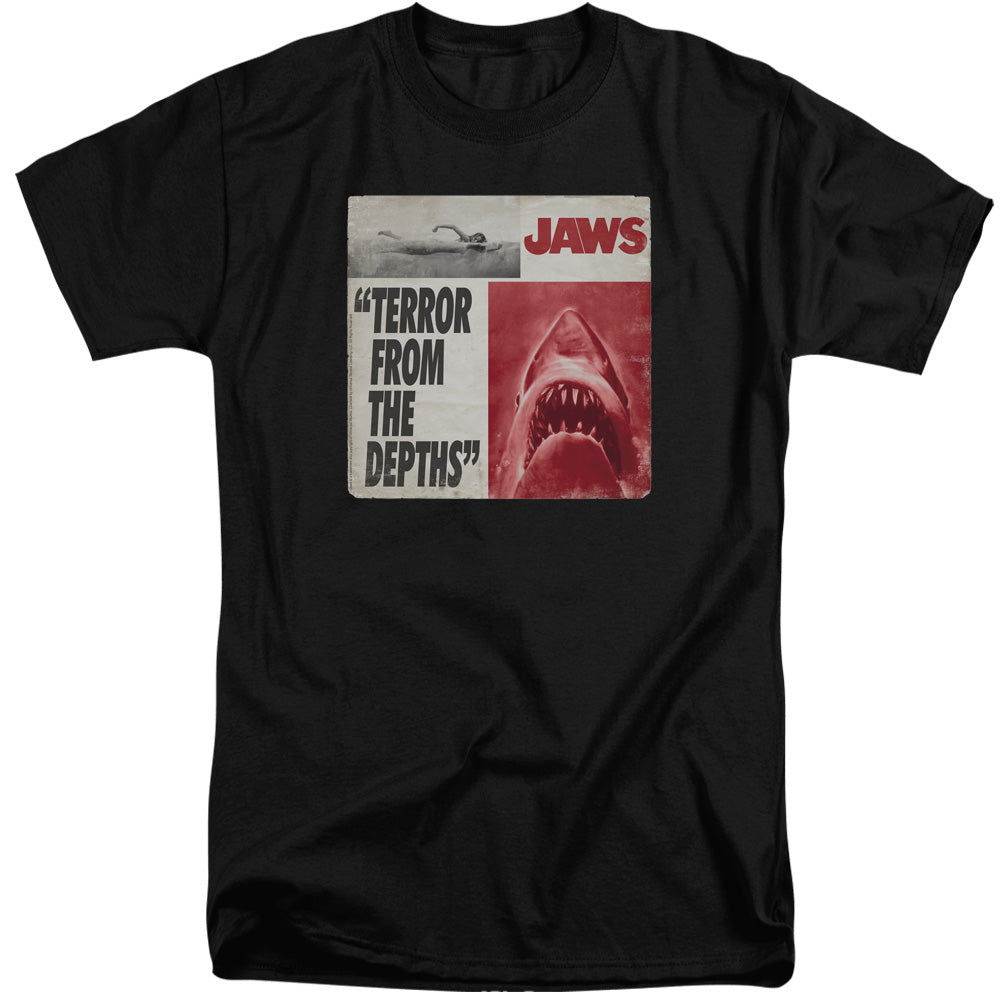 JAWS/TERROR - S/S ADULT TALL 18/1 - BLACK