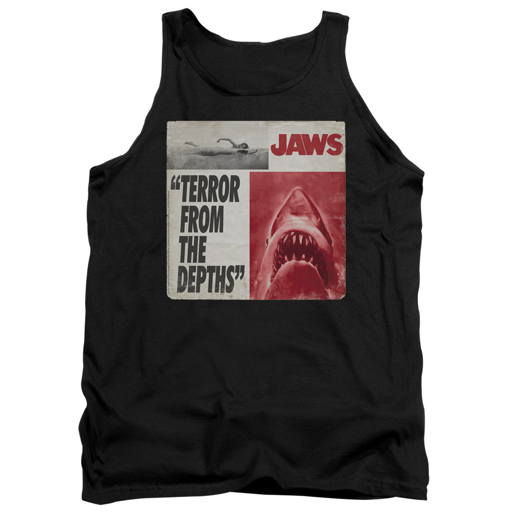 JAWS/TERROR - ADULT TANK - BLACK