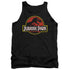 JURASSIC PARK/CLASSIC LOGO - ADULT TANK - BLACK