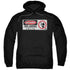 JURASSIC PARK/ELECTRIC FENCE SIGN - ADULT PULLOVER HOODIE - BLACK