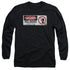 JURASSIC PARK/ELECTRIC FENCE SIGN -  L/S ADULT 18/1  - BLACK