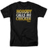 BACK TO THE FUTURE/CHICKEN - S/S ADULT 18/1 - BLACK