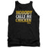 BACK TO THE FUTURE/CHICKEN - ADULT TANK - BLACK