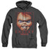 CHILDS PLAY 3/CHUCKY SQUARED - ADULT HEATHER HOODIE - BLACK