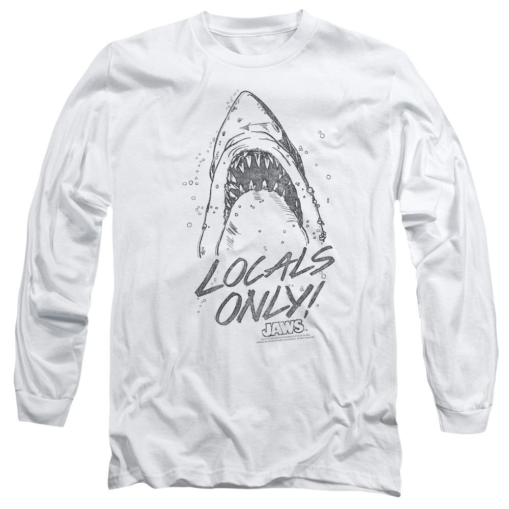 JAWS/LOCALS ONLY -  L/S ADULT 18/1  - WHITE