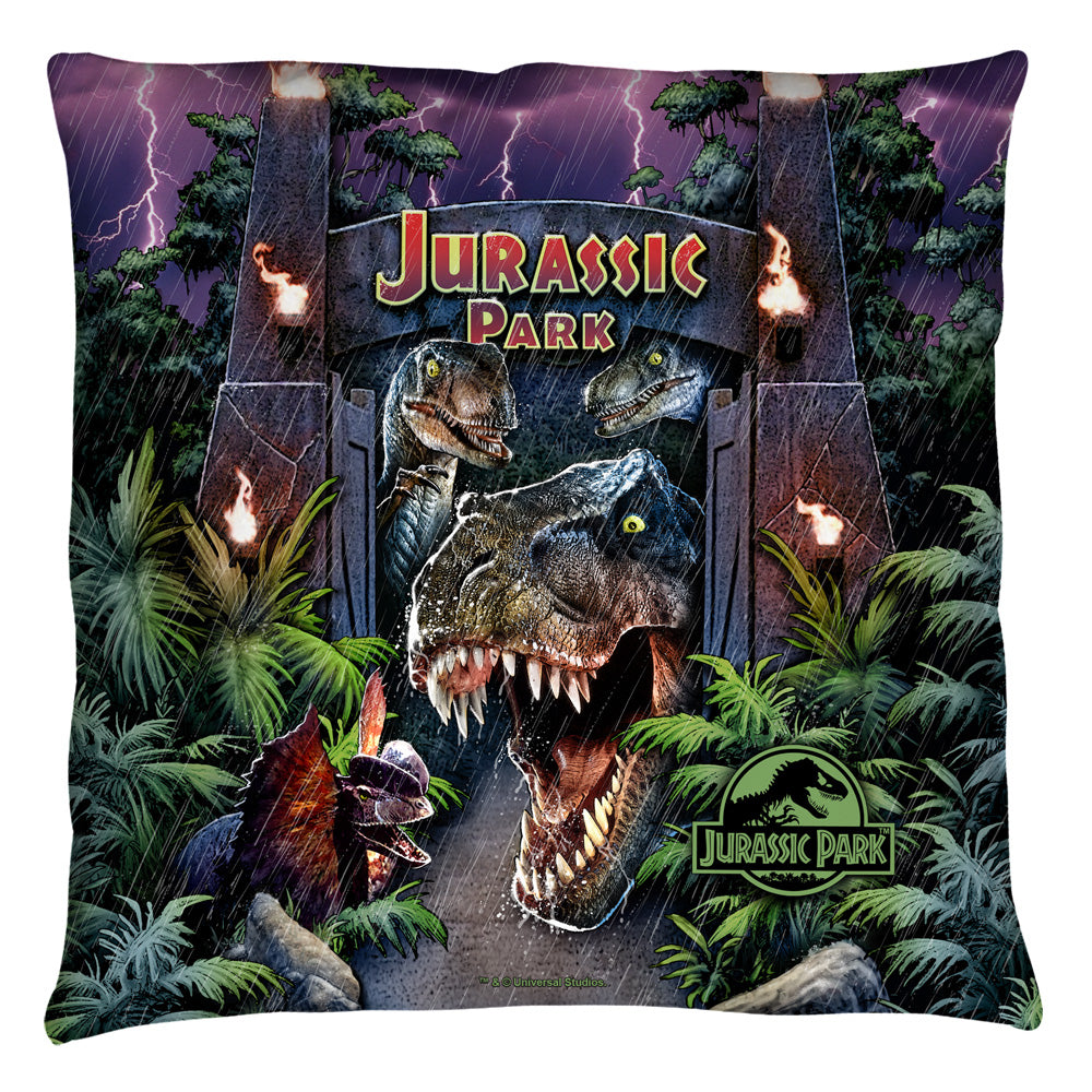 JURASSIC PARK/WELCOME TO THE PARK - THROW PILLOW