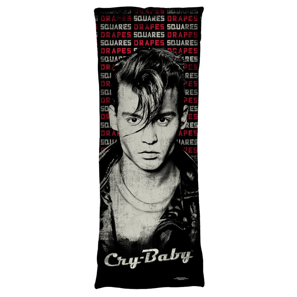CRY BABY/DRAPES AND SQUARES - MICROFIBER BODY PILLOW
