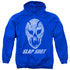 SLAP SHOT/THE MASK - ADULT PULLOVER HOODIE - ROYAL BLUE