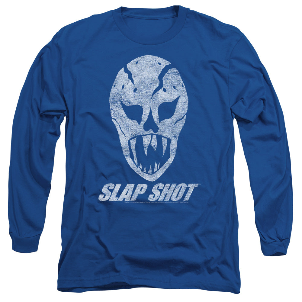 SLAP SHOT/THE MASK -  L/S ADULT 18/1  - ROYAL BLUE