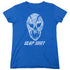SLAP SHOT/THE MASK - S/S WOMENS TEE - ROYAL BLUE