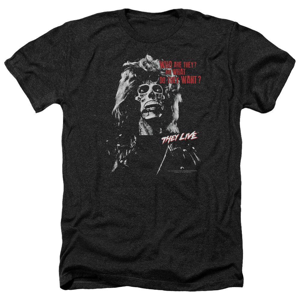 THEY LIVE/THEY WANT - ADULT HEATHER - BLACK