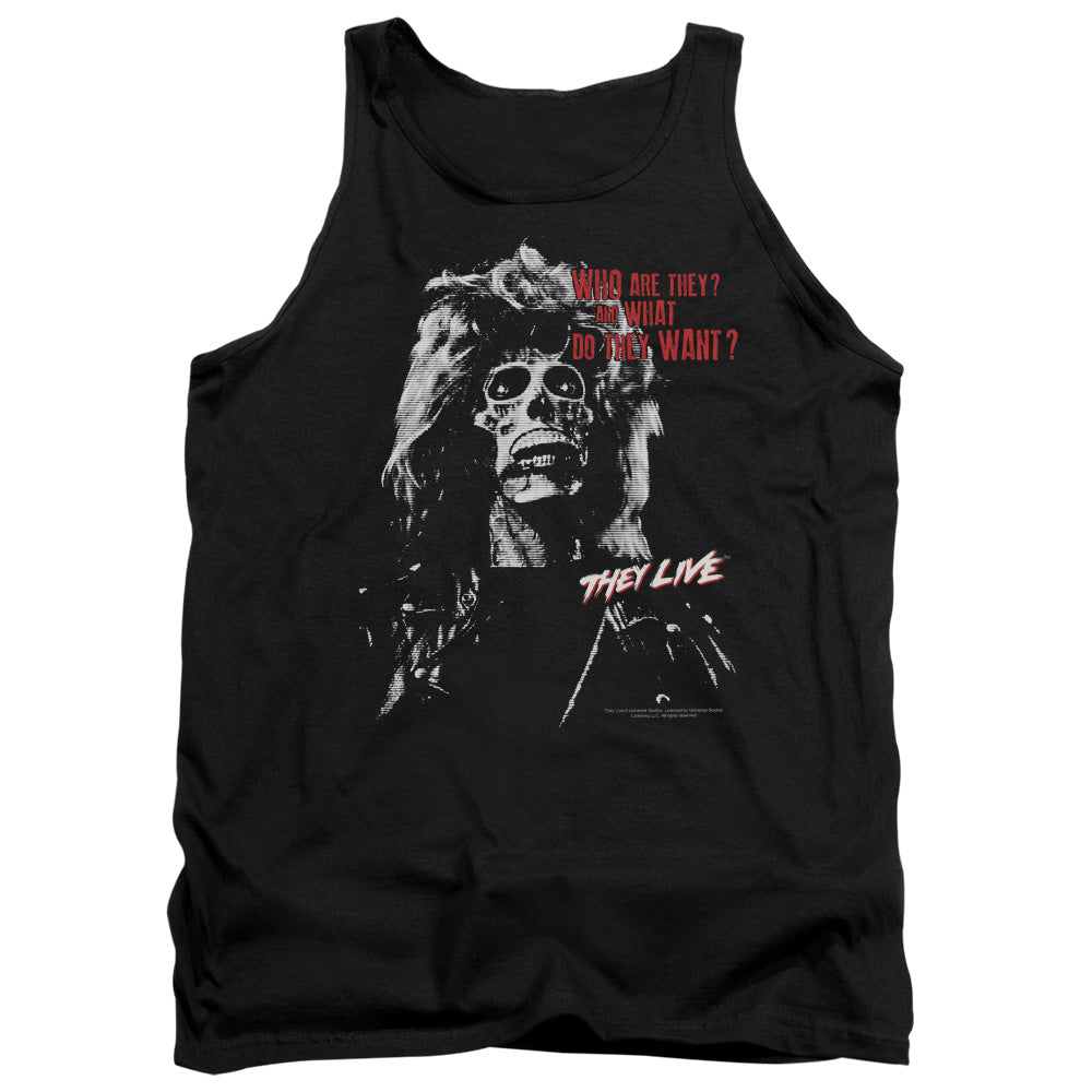 THEY LIVE/THEY WANT - ADULT TANK - BLACK