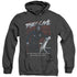 THEY LIVE/DEAD WRONG - ADULT HEATHER HOODIE - BLACK