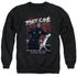 THEY LIVE/DEAD WRONG - ADULT CREWNECK SWEATSHIRT - BLACK