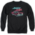 AMERICAN GRAFITTI/NEON - ADULT CREWNECK SWEATSHIRT - BLACK