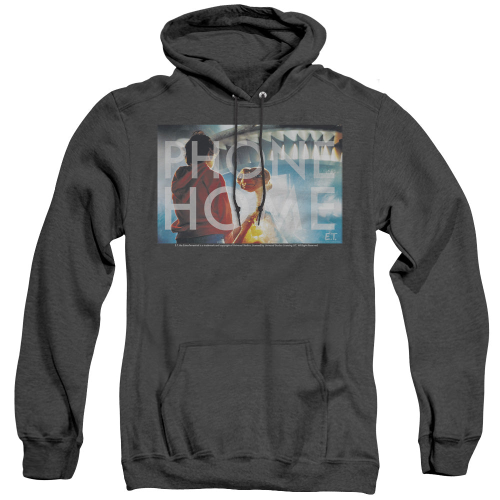 ET/KNOCKOUT - ADULT HEATHER HOODIE - BLACK