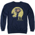 ET/MOON FRAME - ADULT CREWNECK SWEATSHIRT - NAVY