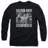 DAZED AND CONFUSED/ROCK ON - L/S ADULT 18/1 - BLACK
