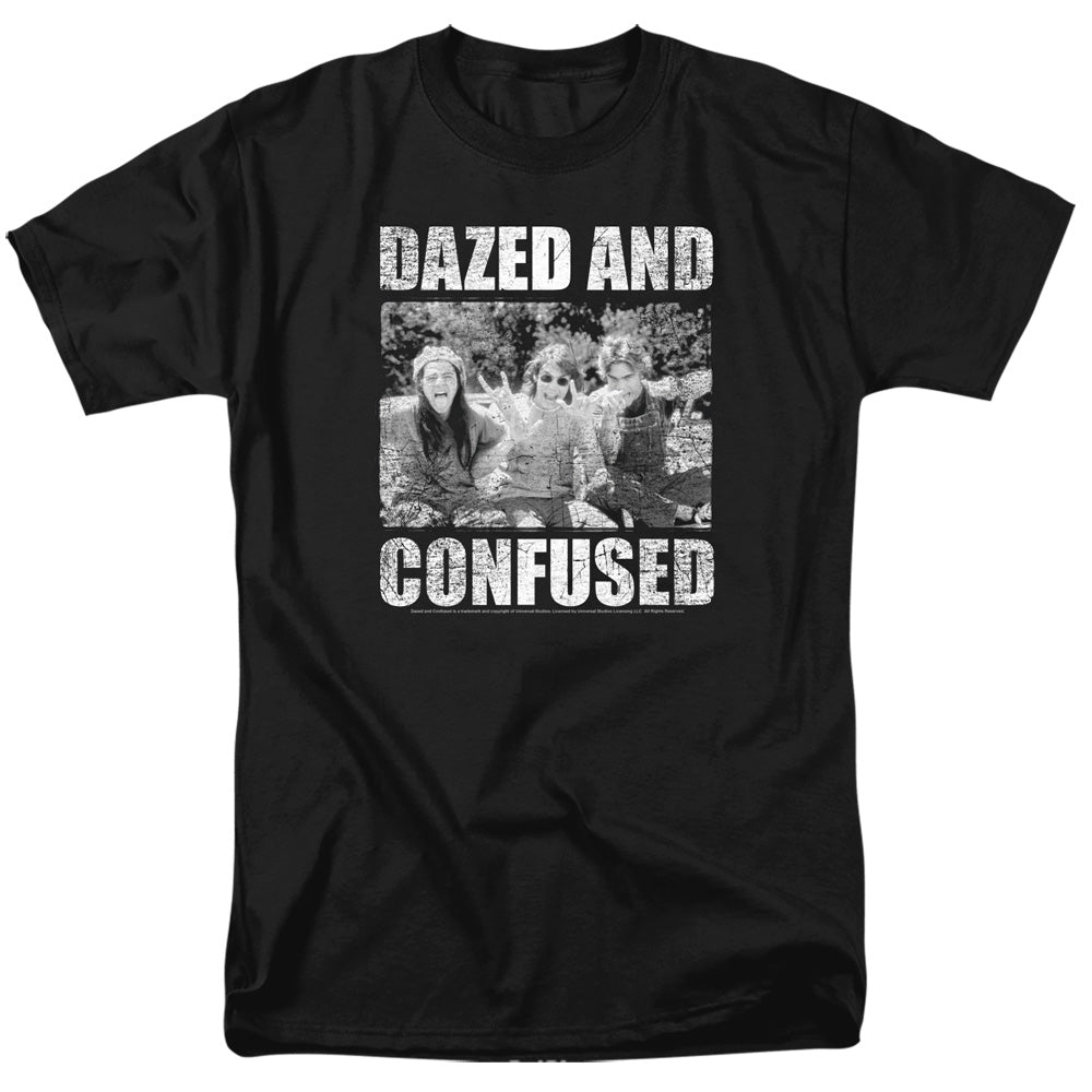 DAZED AND CONFUSED/ROCK ON - S/S ADULT 18/1 - BLACK