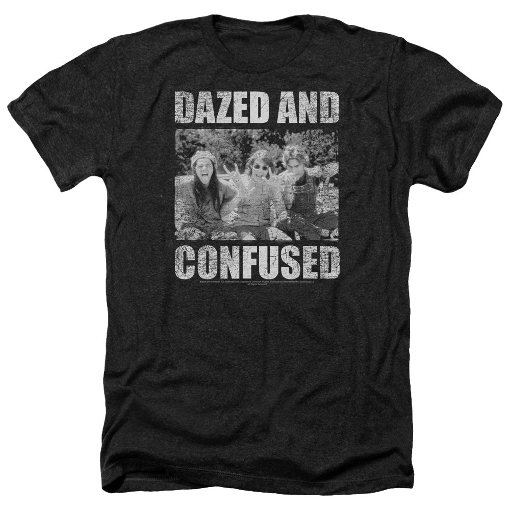 DAZED AND CONFUSED/ROCK ON - ADULT HEATHER - BLACK