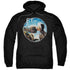 ET/GERTIE KISSES - ADULT PULLOVER HOODIE - BLACK - 2X  BLACK