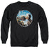 ET/GERTIE KISSES - ADULT CREWNECK SWEATSHIRT - BLACK