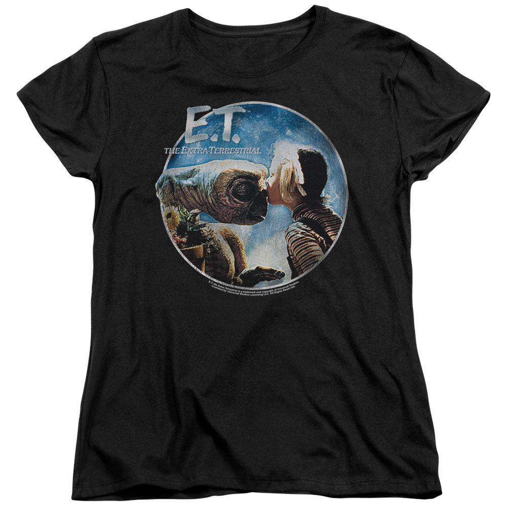 ET/GERTIE KISSES - S/S WOMENS TEE - BLACK