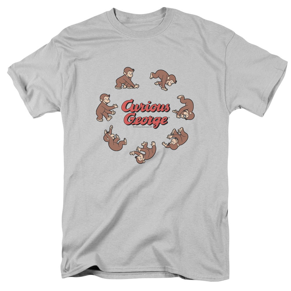 CURIOUS GEORGE/ROLLING FUN DER - S/S ADULT 18/1 - SILVER