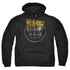 BACK TO THE FUTURE/BACK - ADULT PULLOVER HOODIE - BLACK - 2X  BLACK