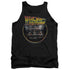 BACK TO THE FUTURE/BACK - ADULT TANK - BLACK