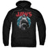 JAWS/WATER CIRCLE - ADULT PULLOVER HOODIE - BLACK