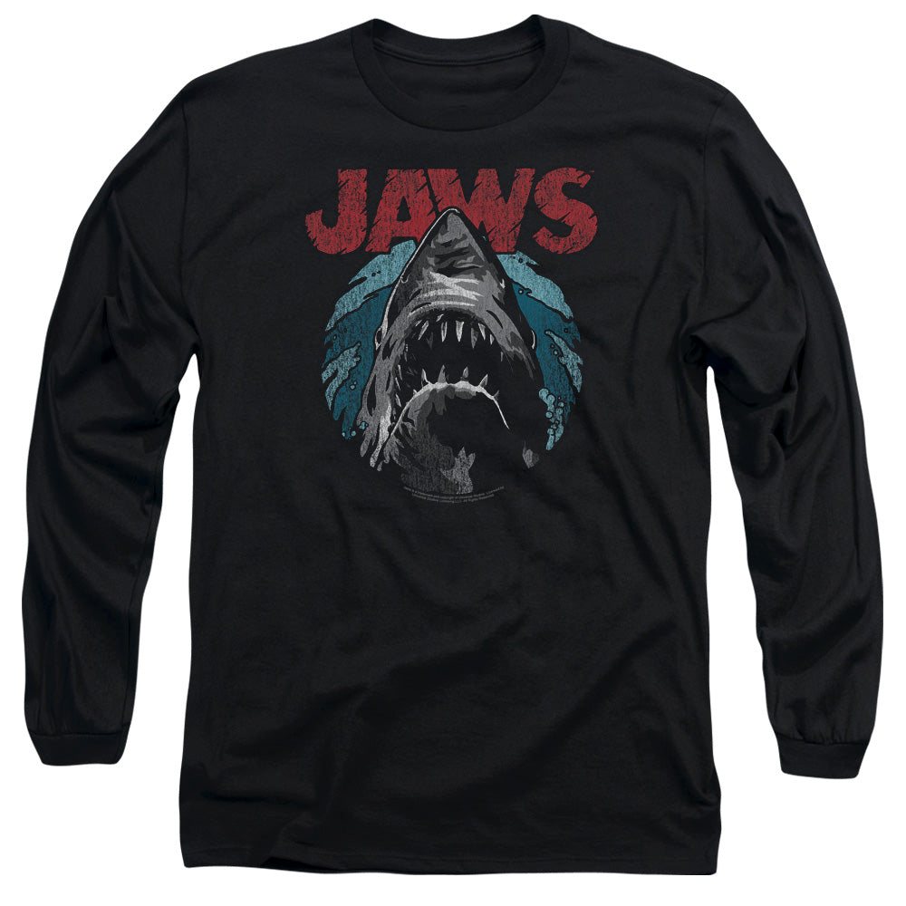 JAWS/WATER CIRCLE -  L/S ADULT 18/1  - BLACK