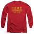 US MARINE CORPS/LEATHERNECKS - L/S ADULT 18/1 - RED