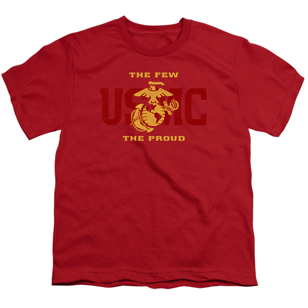 US MARINE CORPS/SPLIT TAG - S/S YOUTH 18/1 - RED