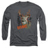 US MARINE CORPS/MARINE DEER - L/S ADULT 18/1 - CHARCOAL