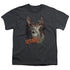 US MARINE CORPS/MARINE DEER - S/S YOUTH 18/1 - CHARCOAL
