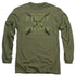 US MARINE CORPS/FIRST - L/S ADULT 18/1 - MILITARY GREEN