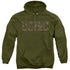 US MARINE CORPS/USMC CAMO FILL - ADULT PULLOVER HOODIE - MILITARY GREEN