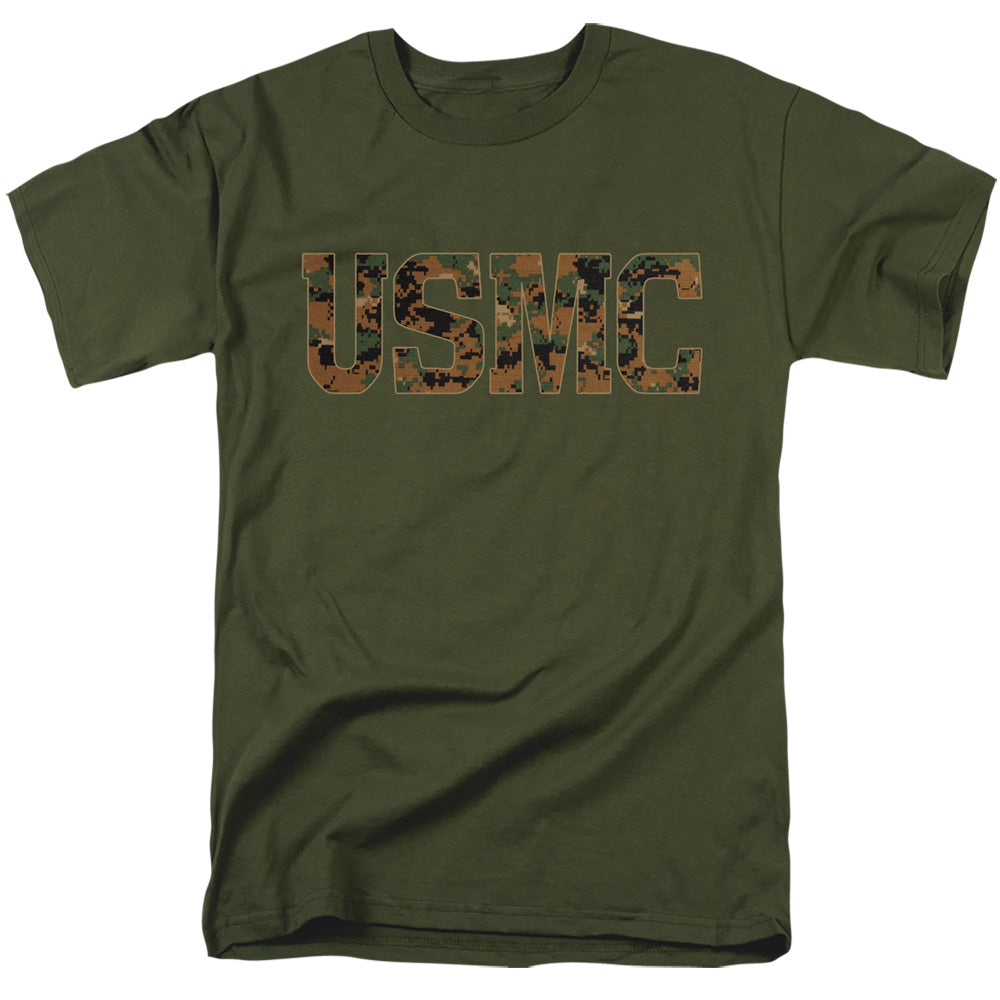 US MARINE CORPS/USMC CAMO FILL - S/S ADULT 18/1 - MILITARY GREEN