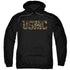 US MARINE CORPS/USMC CAMO FILL - ADULT PULLOVER HOODIE - BLACK