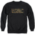 US MARINE CORPS/USMC CAMO FILL - ADULT CREWNECK SWEATSHIRT - BLACK