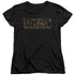 US MARINE CORPS/USMC CAMO FILL - S/S WOMENS TEE - BLACK