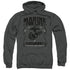 US MARINE CORPS/FOR LIFE - ADULT PULLOVER HOODIE - CHARCOAL