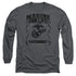 US MARINE CORPS/FOR LIFE - L/S ADULT 18/1 - CHARCOAL