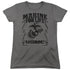 US MARINE CORPS/FOR LIFE - S/S WOMENS TEE - CHARCOAL